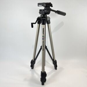 Velbon Videomate 400 Aluminum Adjustable Camara Tripod Ext. 5 Feet  With Panhead